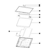 Display Unit sandwich, taken from Lenovo Service Manual